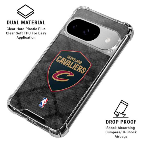 NBA Cleveland Cavaliers Dark Rust Google Pixel 10 Clear Case